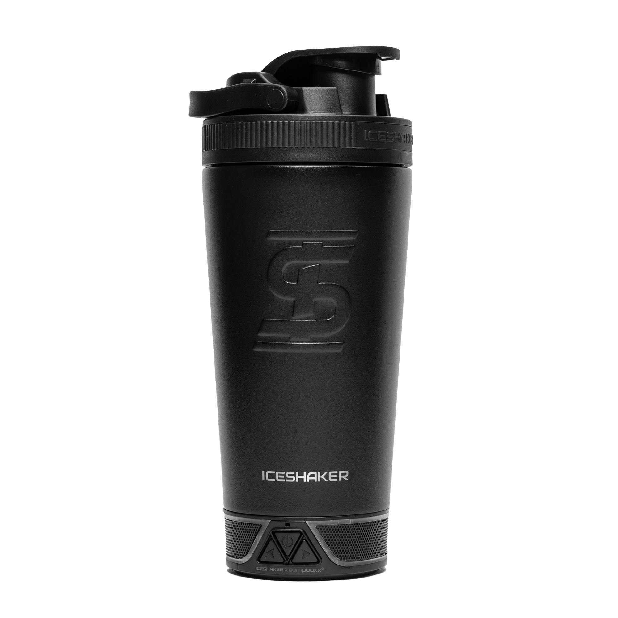 20oz Ice Shaker - Speaker Bottle - Black