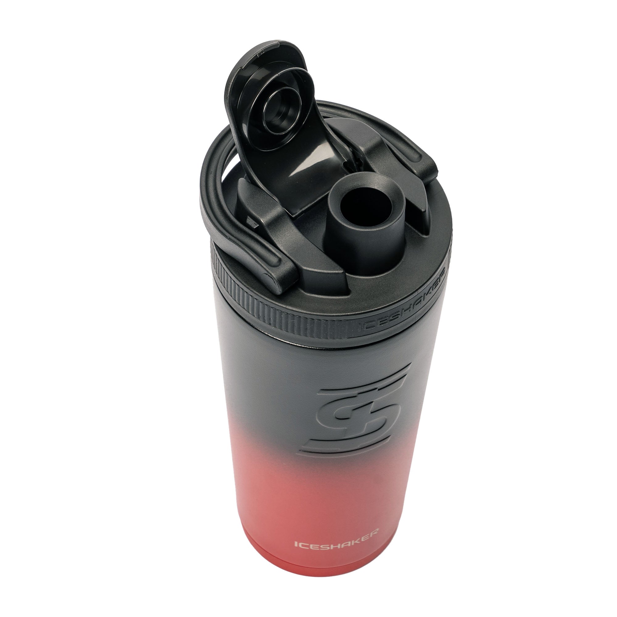 26oz Ice Shaker - Red Black Ombre