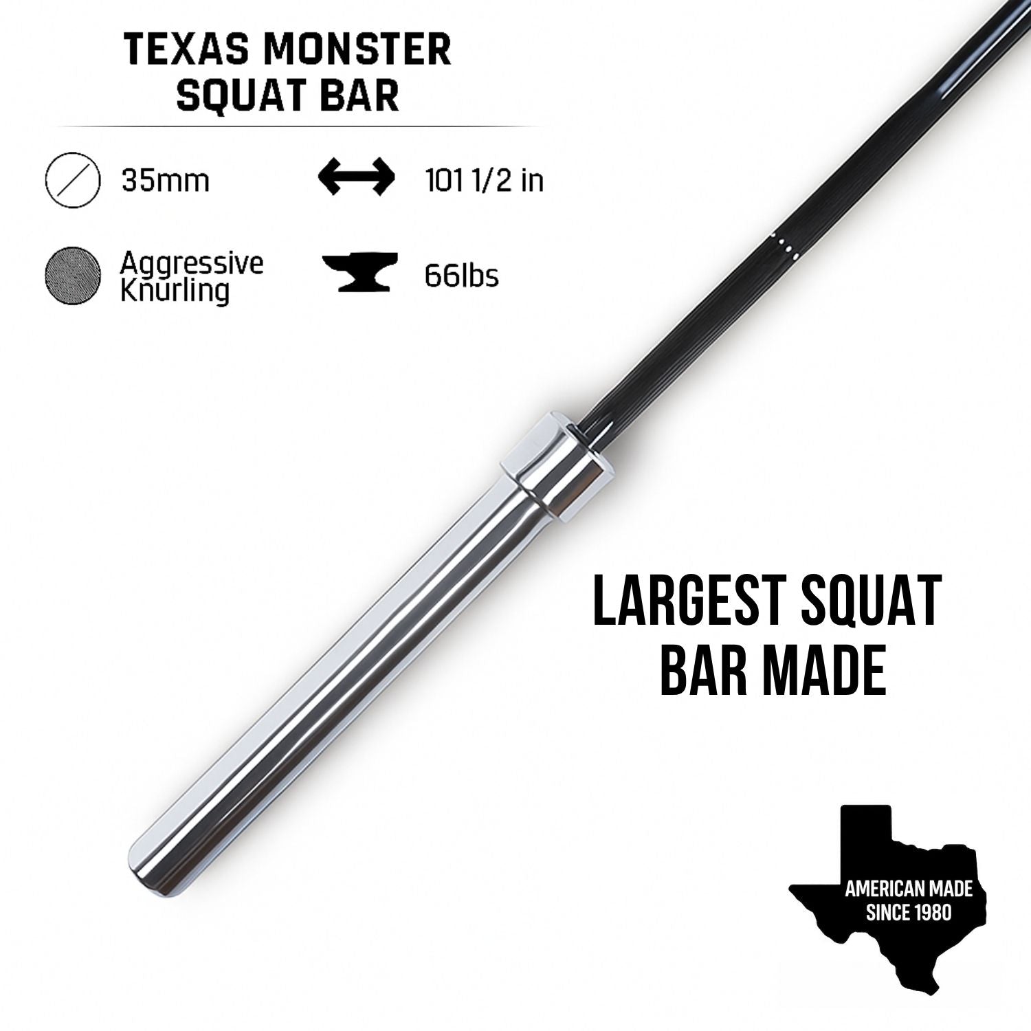Texas MONSTER Squat Bar