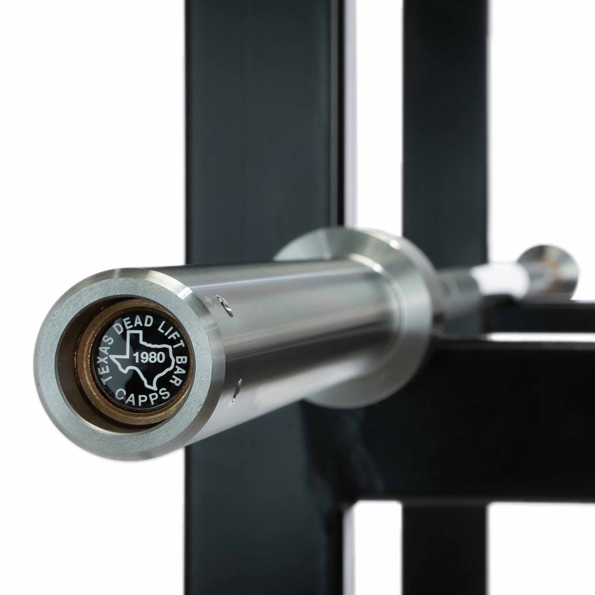 BLEMISHED Texas Deadlift Bar - Black Zinc Shaft/ Chrome Sleeves